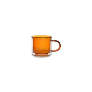 Chope 27cl double paroi amber  - Lot de 2