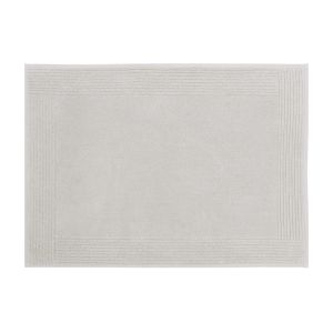 Tapis de bain en  coton gris 50 x 70 cm