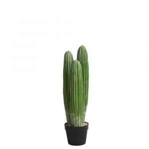 Cactus en pot artificiel vert H63