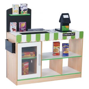 Caisse enregistreuse &eacute;lectronique enfant supermarch&eacute; 79.4 cm, Vert