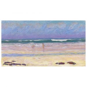 Tableau impression sur toile - Plage - Pierre Bonnard 50x90cm