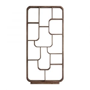 &Eacute;tag&egrave;re en bois de mangue marron  en 100x40x202 cm