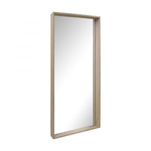 Miroir XXL en ch&ecirc;ne rectangulaire 100x180cm
