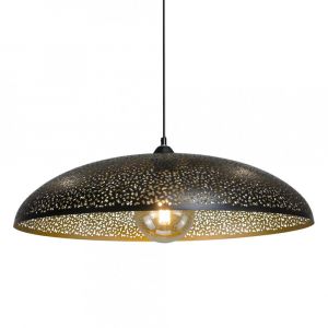 Suspension en m&eacute;tal perfor&eacute; noir