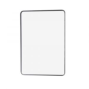 Miroir rectangulaire en laiton noir 57,5 x 40 cm