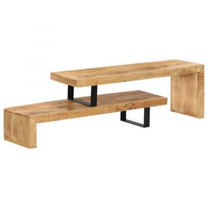 Meuble TV bois marron 115 x 30 x 40 cm