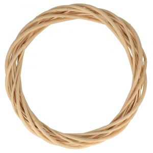 Couronne d&eacute;corative en osier D30cm