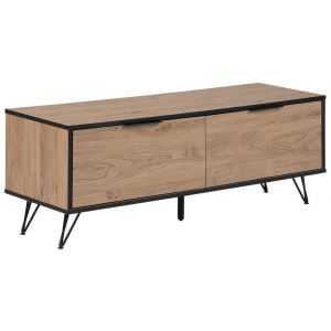 Meuble tv marron noir