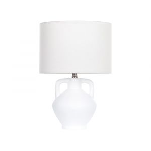 Lampe &agrave; poser c&eacute;ramique blanc