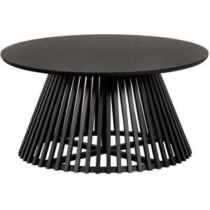 Table d'appoint en bois noir