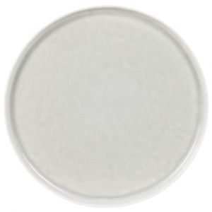 Assiette de présentation en porcelaine grise