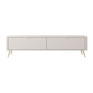 Meuble TV effet bois beige