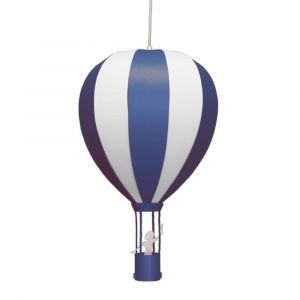 Suspension enfants Montgolfi&egrave;re Bleue 46cm