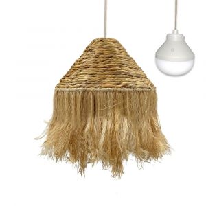 Suspension nomade Fibre naturelle Beige D44 cm