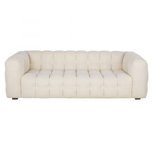 Canap&eacute; nuage 3/4 places bouclettes &eacute;crues