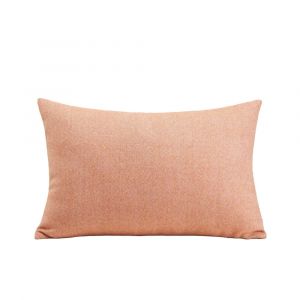 Housse de coussin en laine orange 40x60 cm