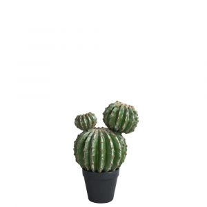 Cactus en pot artificiel vert H32