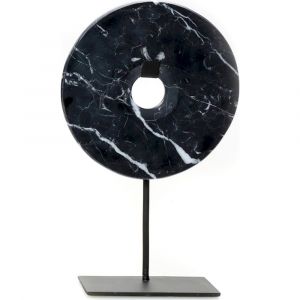 Statue disque rond en marbre Bali Bazar
