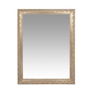 Miroir rectangulaire &agrave; moulures iris&eacute;es 90x120