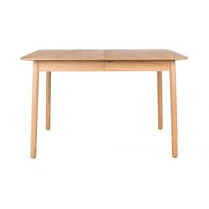 Table extensible en bois clair design scandinave