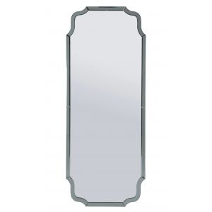 Miroir mural avec cadre en verre gris 60x2x150 cm