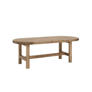 Table basse en bois de sapin vieilli 120x40cm