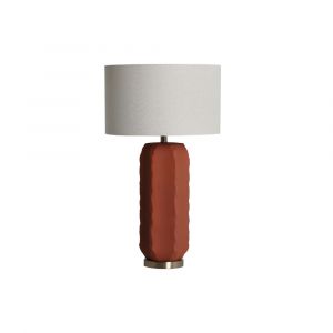 Lampe de salon en c&eacute;ramique terre cuite,  43x43x75, lot de 2