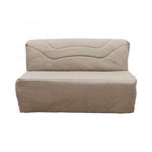 Housse de BZ en coton recycl&eacute; Lin-160 x 200 cm