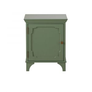 Table de chevet 1 porte vert kaki