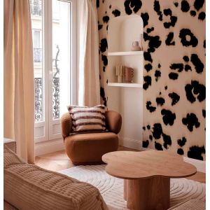 Papier peint l&eacute;opard haut de gamme 200g 300x250 cm 5 l&eacute;s