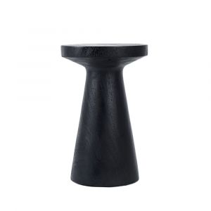 Table d&rsquo;appoint Bois Suar Noir 40x40x60cm
