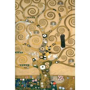 Tableau l'arbre de vie par Gustav Klimt imprim&eacute; sur toile 40x60 cm