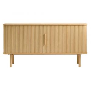 Buffet en ch&ecirc;ne 160x76cm MILO naturel 160x45x76cm