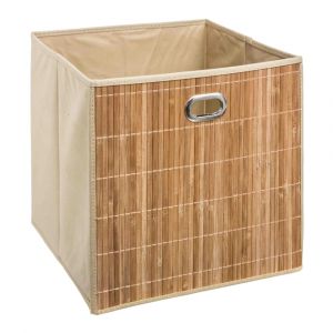 Panier rangement en bambou naturel 31 x 31