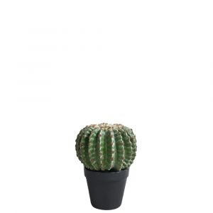 Cactus en pot artificiel vert H22
