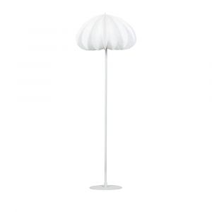 Lampadaire en papier et m&eacute;tal H150cm - Blanc
