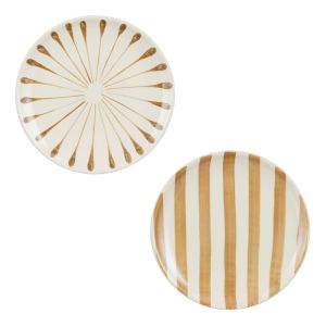 Assiette du petit-d&eacute;jeuner Elsie Brun Pierre H2xB20xL20cm