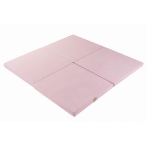 Tapis De Jeu Pour Enfants, Carr&eacute; 120x120cm, Velvet, Rose
