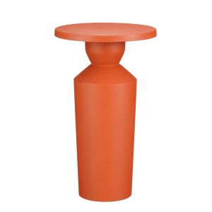Table d'appoint en métal orange H51