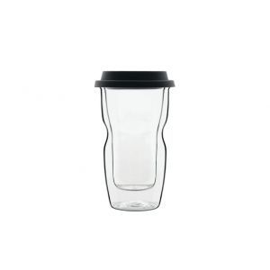 Mug en Verre double paroi, transparent, 34 cl