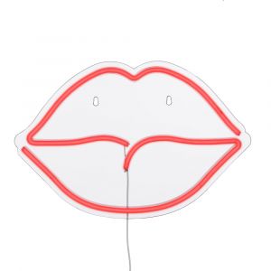 &Eacute;clairage n&eacute;on l&egrave;vres rouge L40