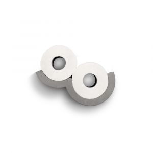 D&eacute;rouleur papier WC design en b&eacute;ton gris - 25x10cm
