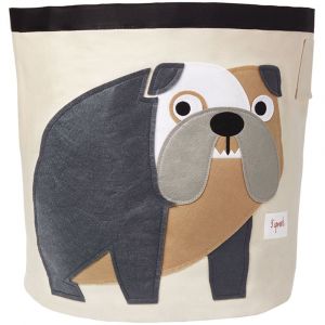 Sac &agrave; jouets Bouledogue (43 x 43 cm)