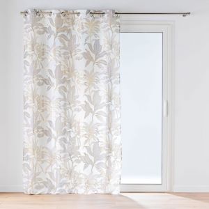 Voilage polyester dor&eacute; 135 X 240