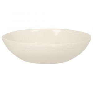 Assiette creuse en c&eacute;ramique beige