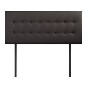 Tête de lit capitonnée  140x110 cm   Gris  140x190 cm