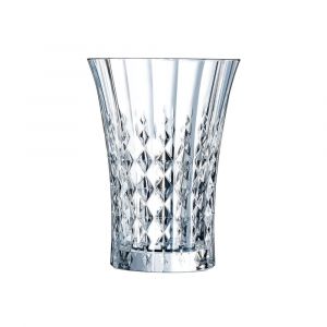 6 verres &agrave; jus et soda 36cl Lady Diamond - Cristal d'Arques - Verre u