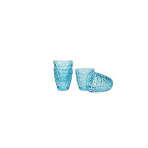 Verre 22cl bleu  - Lot de 4