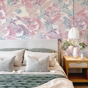 Papier peint panoramique Cuzco, Mauve 525 x 250cm