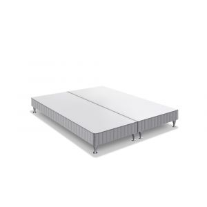 Sommier tapissier &agrave; lattes Airsom avec 4 pieds, 2x80x200